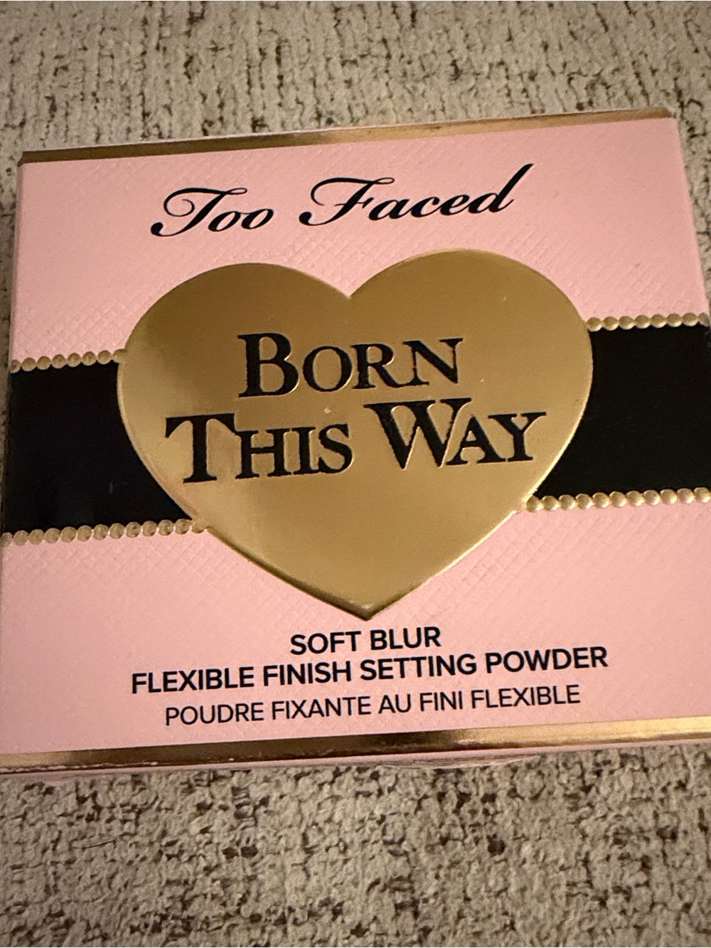 Too Faced Born This Way Soft Blur Setting Powder - Pink & Gold Accent medium